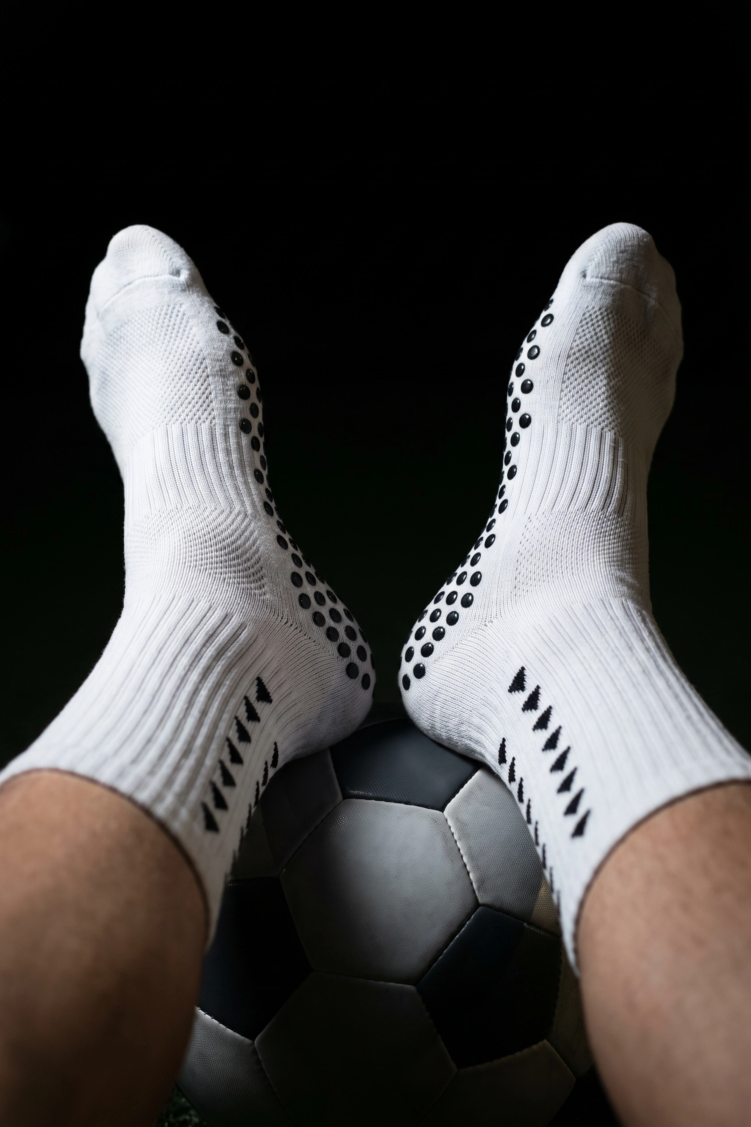 Chaussettes Grip Pro blanches — visuel 3