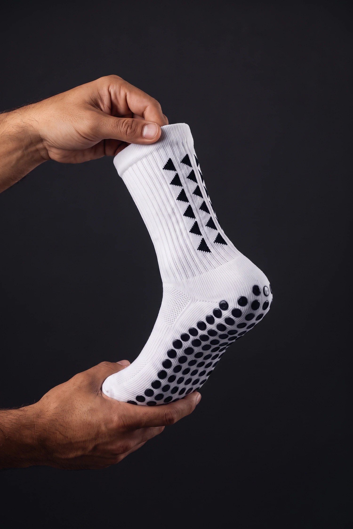 Chaussettes Grip Pro blanches — visuel 4